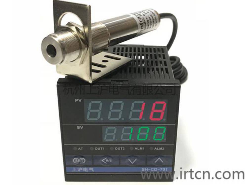 IRT/E.100C热电偶E型K型输出在线式红外测温仪